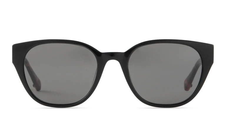 Shop EYE'M Square Sunglasses in Black online.