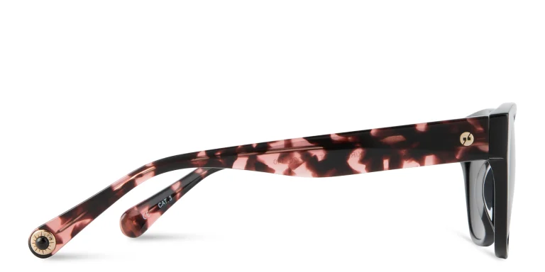 Shop EYE'M Square Sunglasses in Black online.