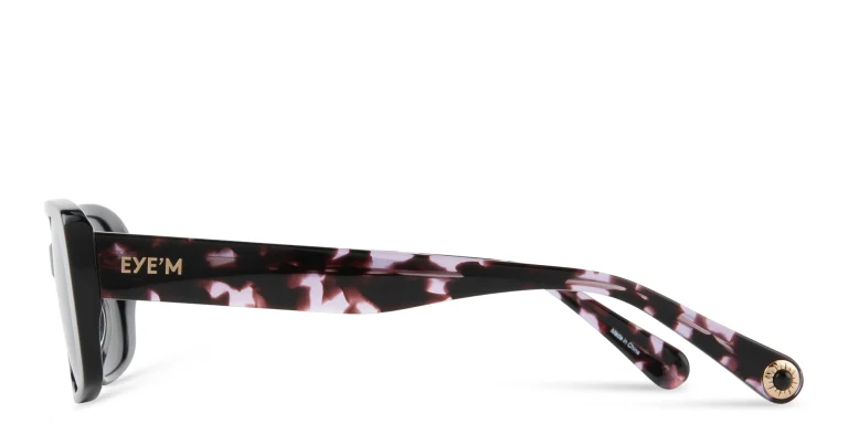 Shop EYE'M Rectangle Sunglasses in Purple online.