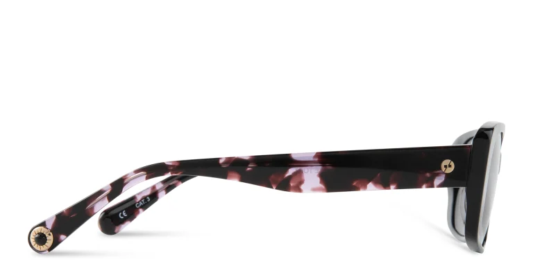 Shop EYE'M Rectangle Sunglasses in Purple online.
