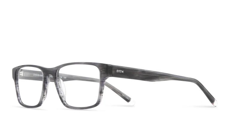 Shop EYE'M Square Eyeglasses in Grey online.