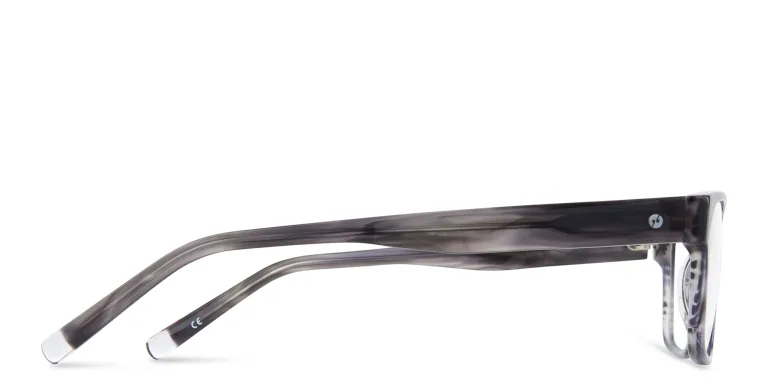 Shop EYE'M Square Eyeglasses in Grey online.