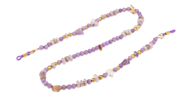 Shop Melissa Devaux Bijoux Salinas Glasses Chain in Multicolor online.