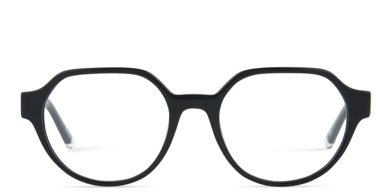 Shop EYE'M Round Eyeglasses in Black online.