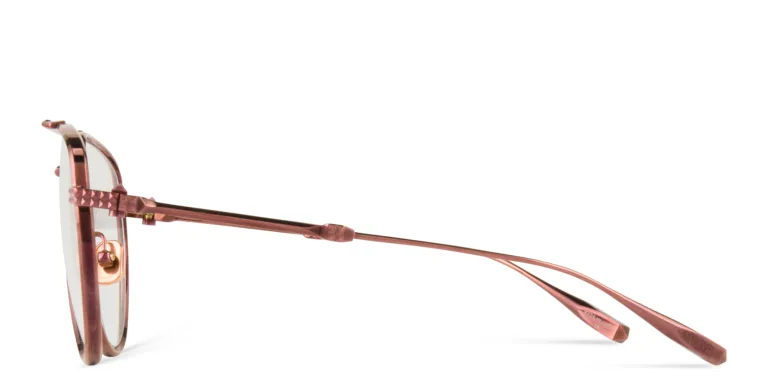 Shop VALENTINO V-Stud II Unisex Wide Aviator Eyeglasses in Gold online.