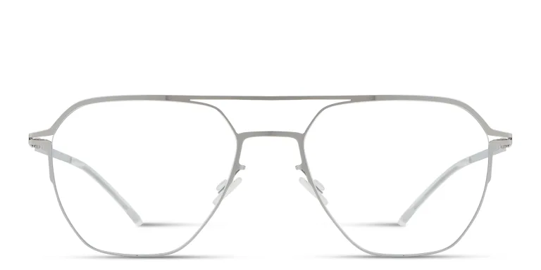 Shop MYKITA Imba Unisex Aviator Eyeglasses in Silver online.