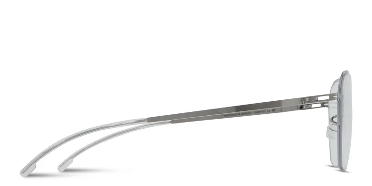 Shop MYKITA Imba Unisex Aviator Eyeglasses in Silver online.