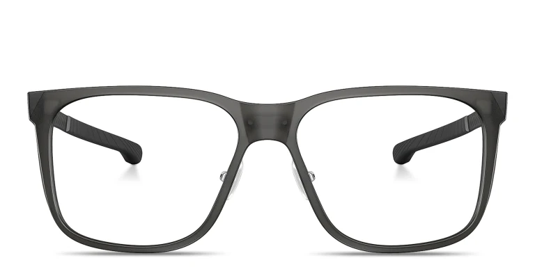 Shop Oakley Hip Tone Square Eyeglasses in Grey online.