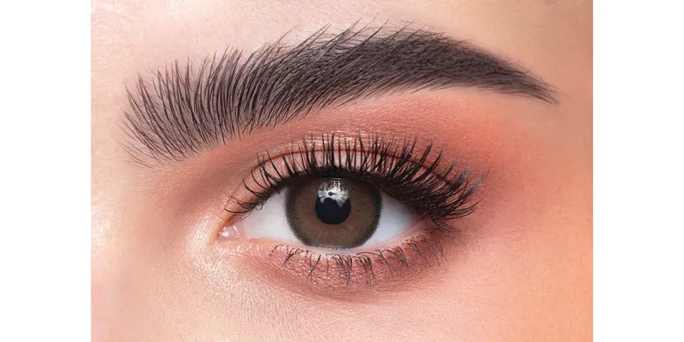 Shop DAHAB Monthly Color Contact Lenses - Cappuccino in Light Brown online.