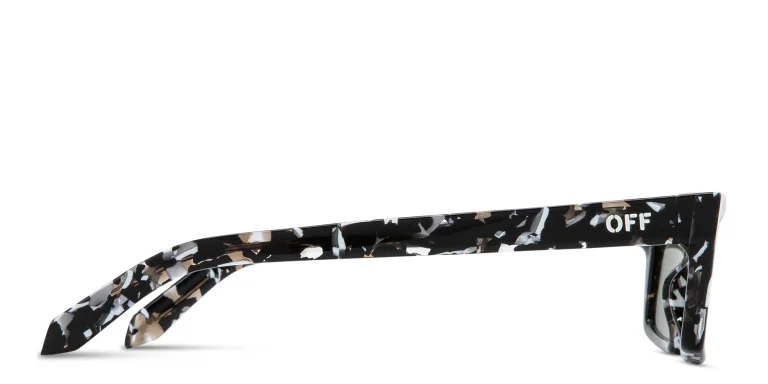 Shop OFF WHITE Warren Unisex Rectangle Sunglasses in Havana online.