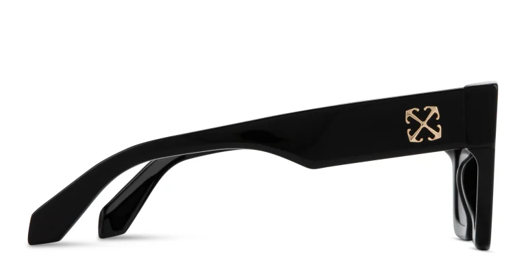 Shop OFF WHITE Jackson Unisex Square Sunglasses in Black online.