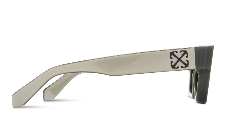 Shop OFF WHITE Virgil Unisex Square Sunglasses in Brown online.