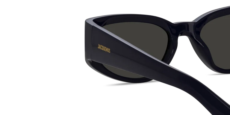 Shop JACQUEMUS Gala Cat-Eye Sunglasses in Blue online.
