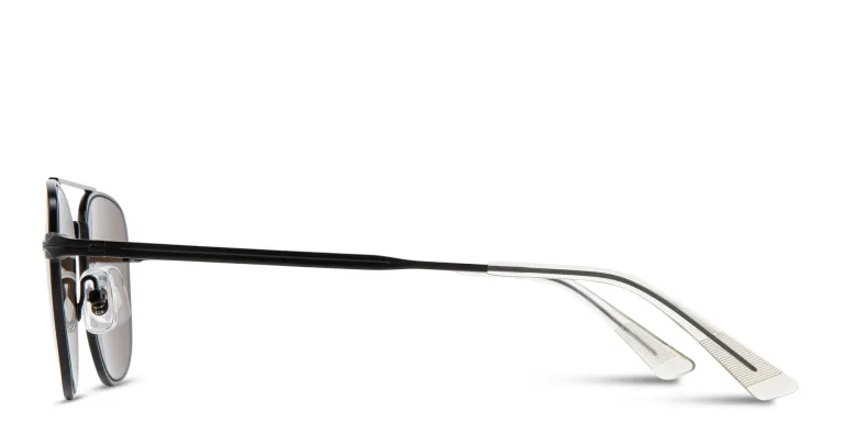 Shop MONTBLANC Nib Aviator Sunglasses in Black online.