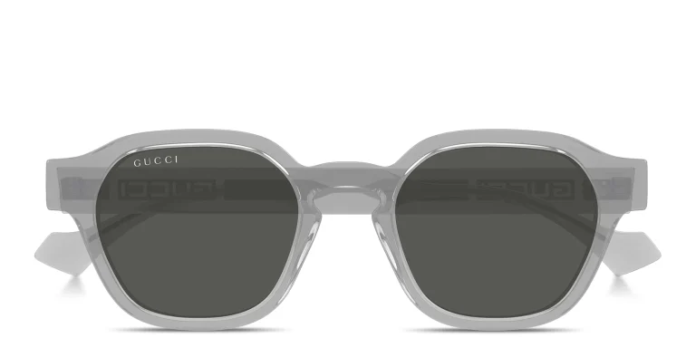 Shop GUCCI La Piscine Panthos Sunglasses in Grey online.