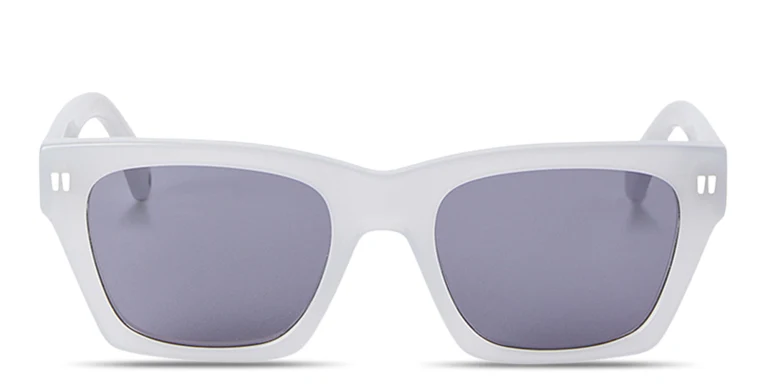 Shop OFF WHITE Valdez Unisex Square Sunglasses in Grey online.