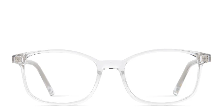 Shop EYE'M Kids Rectangle Eyeglasses in Clear online.