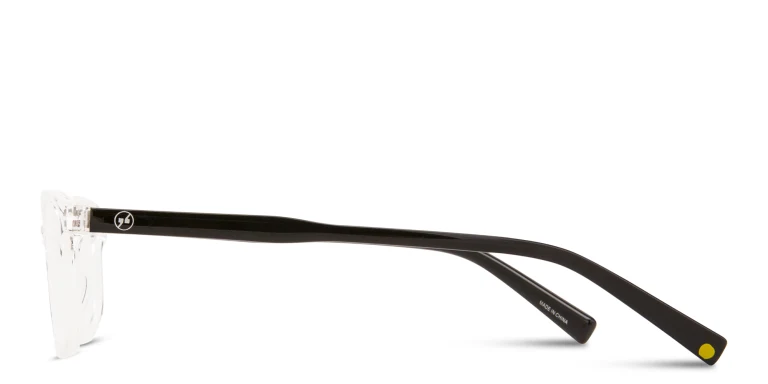 Shop EYE'M Kids Rectangle Eyeglasses in Black online.