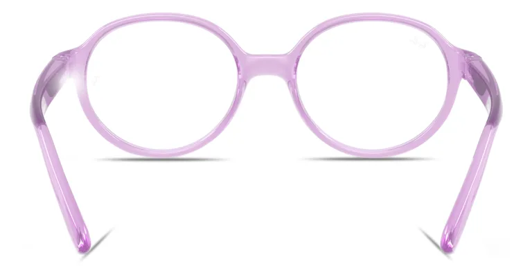 Shop Ray-Ban Junior Optics Kids Bio-Based Panthos Eyeglasses in Purple online.