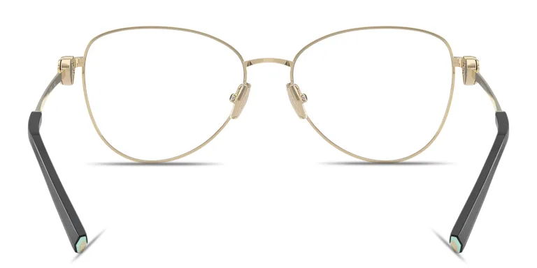 Shop TIFFANY Return To Tiffany Pilot Eyeglasses in Black online.