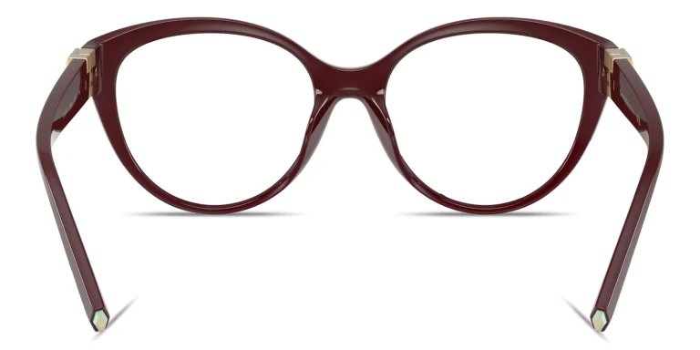 Shop TIFFANY Tiffany T Cat-Eye Eyeglasses in Red online.