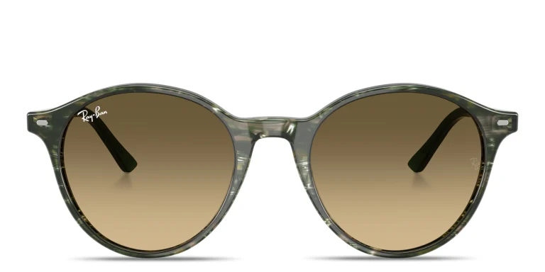 Shop Ray-Ban Bernard Unisex Panthos Sunglasses in Green online.