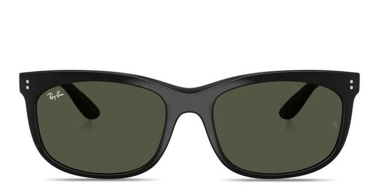 Shop Ray-Ban Balorette Unisex Pillow Sunglasses in Black online.