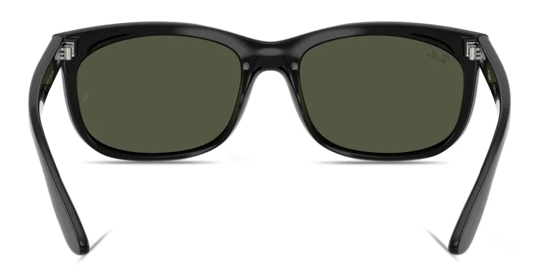 Shop Ray-Ban Balorette Unisex Pillow Sunglasses in Black online.