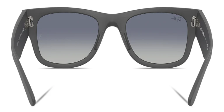 Shop Ray-Ban Mega Wayfarer Liteforce Unisex Square Sunglasses in Grey online.