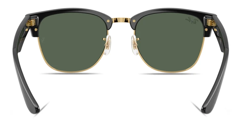 Shop Ray-Ban Clubmaster Reverse Unisex Square Sunglasses in Black online.
