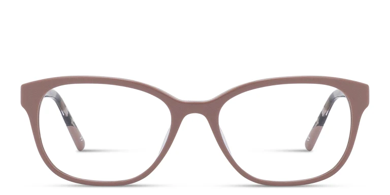 Shop EYE'M Pillow Eyeglasses in Beige online.