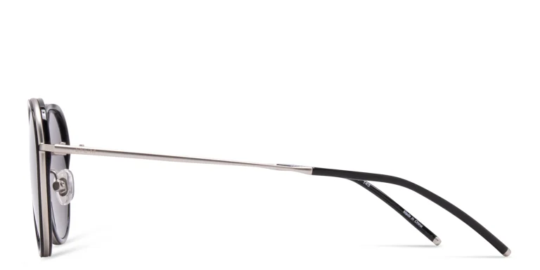 تسوق نظارات شمسية دائرية EYE'M بلون فضي أونلاين.
