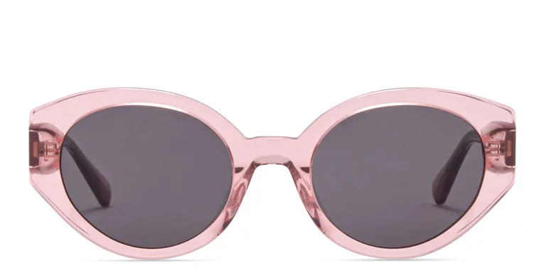 Shop EYE'M Cat-Eye Sunglasses in Pink online.