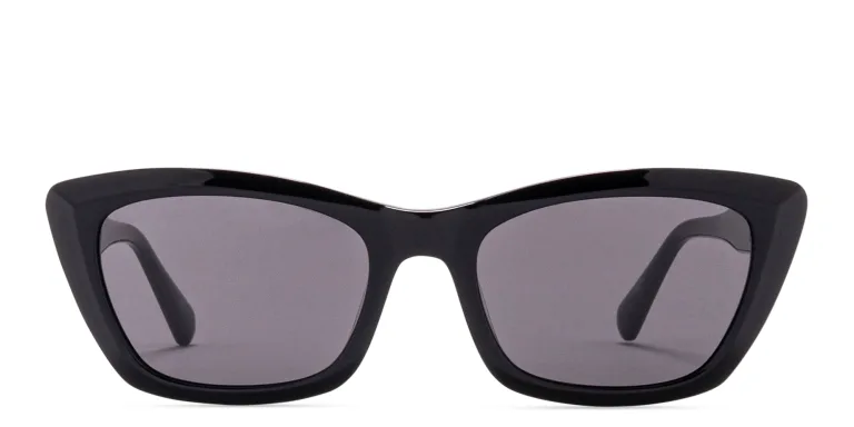 Shop EYE'M Cat-Eye Sunglasses in Black online.
