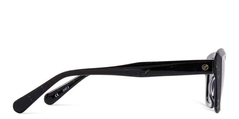Shop EYE'M Cat-Eye Sunglasses in Black online.