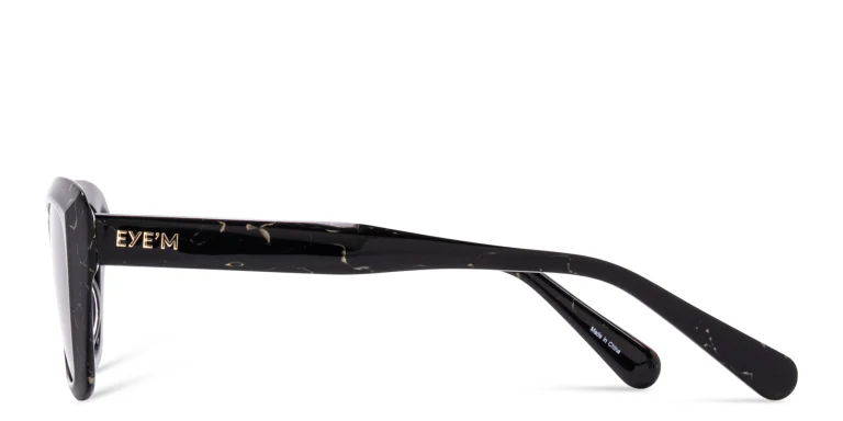 Shop EYE'M Cat-Eye Sunglasses in Black online.
