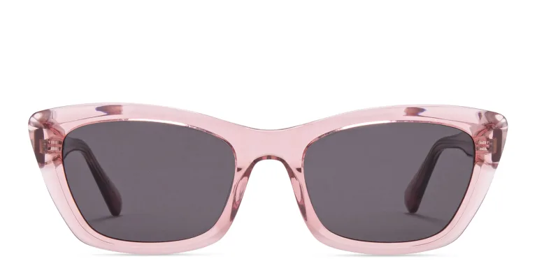 Shop EYE'M Cat-Eye Sunglasses in Pink online.