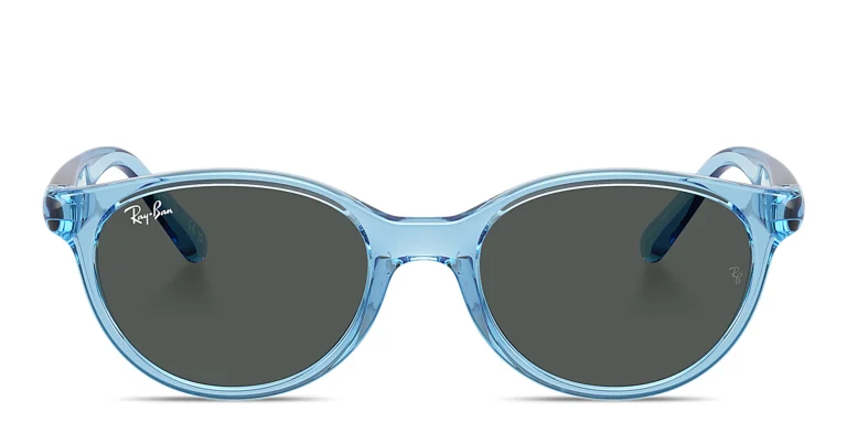 Shop Ray-Ban Junior Kids Bio-Based Square Sunglasses in Blue online.