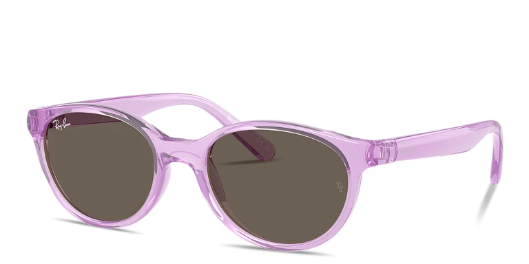 Shop Ray-Ban Junior Kids Bio-Based Square Sunglasses in Purple online.