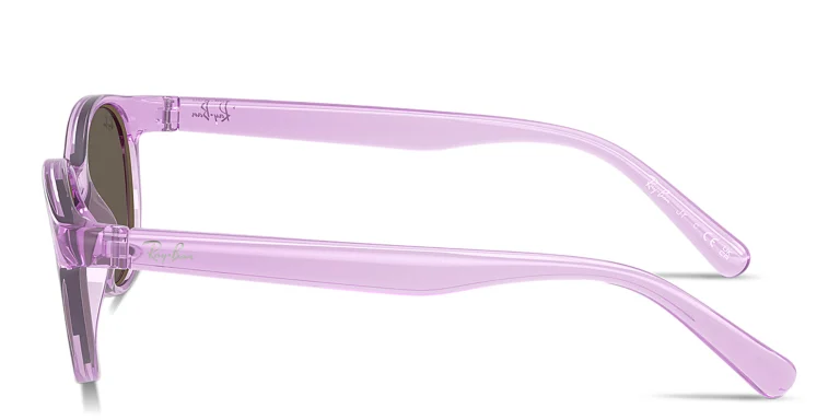 Shop Ray-Ban Junior Kids Bio-Based Square Sunglasses in Purple online.