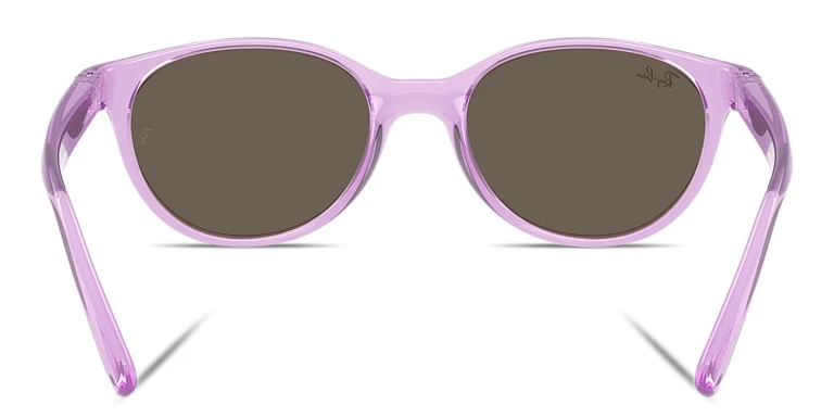 Shop Ray-Ban Junior Kids Bio-Based Square Sunglasses in Purple online.
