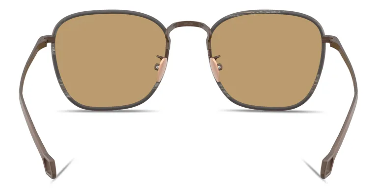 Shop GIORGIO ARMANI Visionary Luxury Square Sunglasses in Brown online.