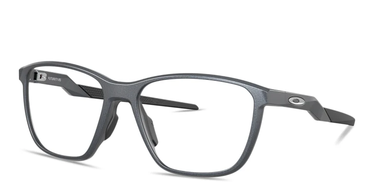 Shop Oakley Futurity RS Wide Square Eyeglasses in Blue online.