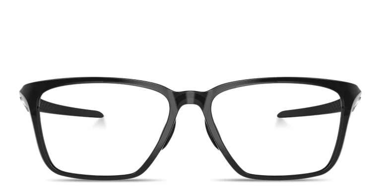 Shop Oakley Double Down Wide Square Eyeglasses in Black online.