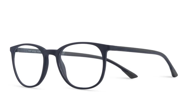 Shop SPIN ON8 Round Eyeglasses in Blue online.