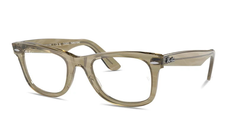 Shop Ray-Ban Original Wayfarer Change Transitions® Square Sunglasses in Grey online.