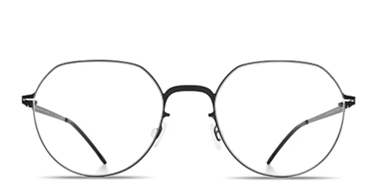 Shop MYKITA Selva Unisex Panthos Eyeglasses in Black online.