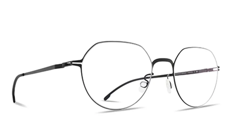 Shop MYKITA Selva Unisex Panthos Eyeglasses in Black online.