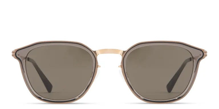 Shop MYKITA Pavi Square Sunglasses in Clear online.