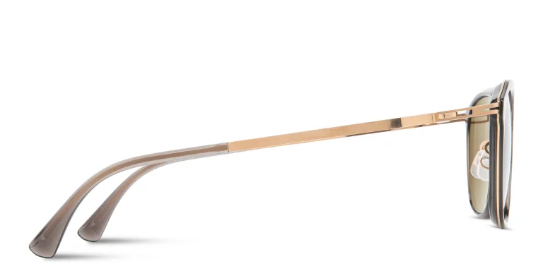 Shop MYKITA Pavi Square Sunglasses in Clear online.